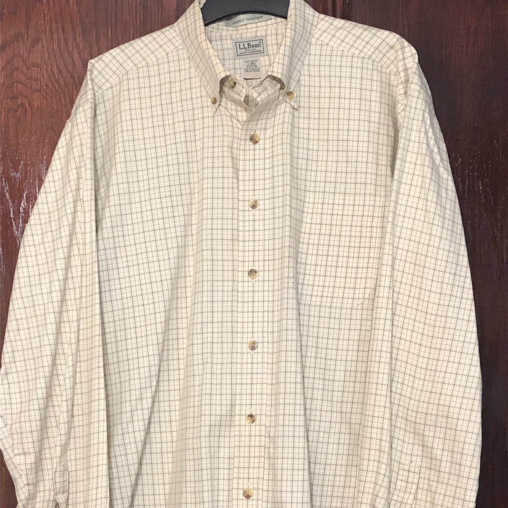 LL Bean men’s button-up shirt